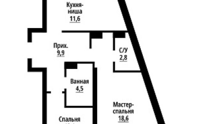 Продается 3 комн.