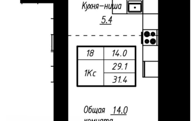 Продается 1 комн.