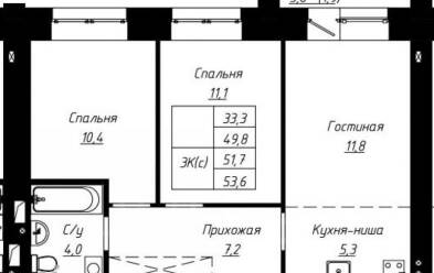 Продается 3 комн.