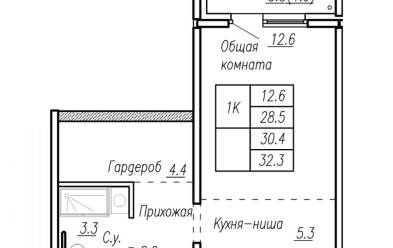 Продается 1 комн.