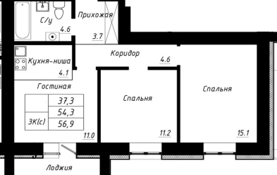 Продается 3 комн.