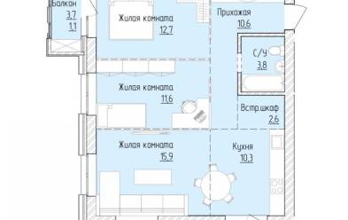 Продается 3 комн.