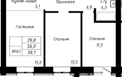 Продается 3 ком.