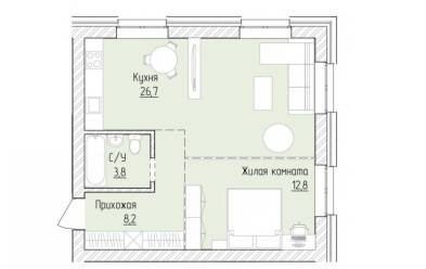 Продается 1 комн.