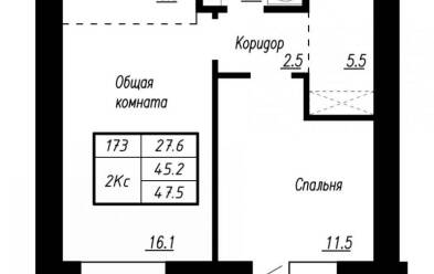 Продается 2 комн.