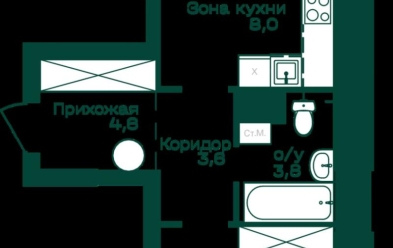 Продается 1 комн.
