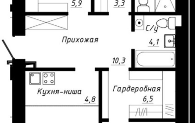 Продается 4 комн.