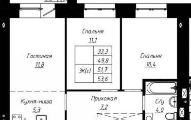 Продается 3 комн.