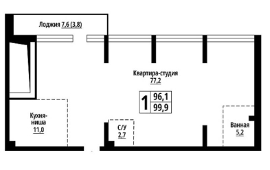 Продается 3 комн.
