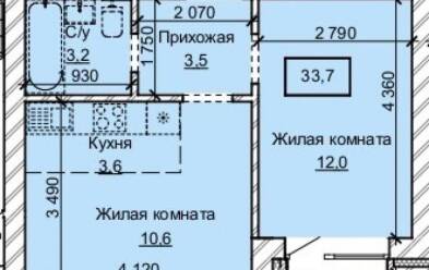 Продается 2 комн.