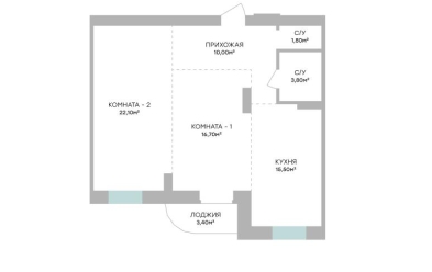 Продается 2 комн.