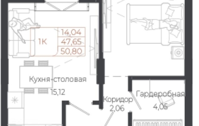 Продается 1 комн.
