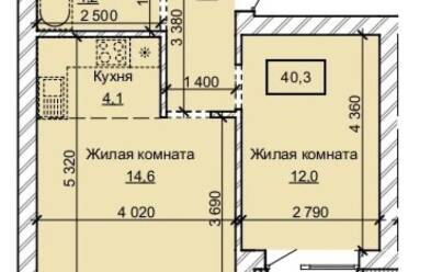 Продается 2 комн.