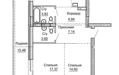 Продается 3 комн.