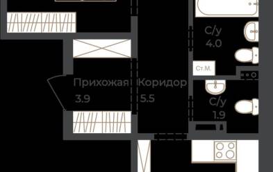 Продается 2 комн.