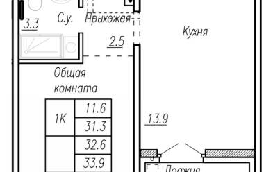 Продается 1 комн.