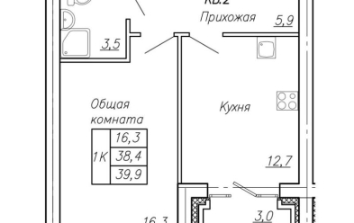 Продается 1 комн.
